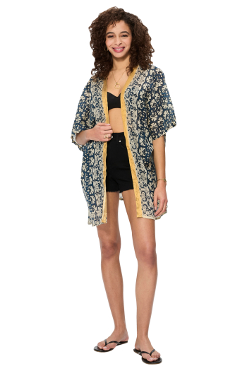 Kimono femme 100% coton origine inde