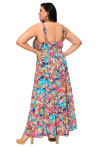 Robe grande taille 100% voile de coton double origine inde