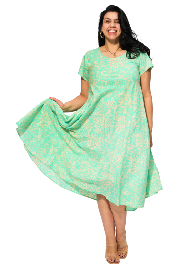 Robe grande taille 100% coton origine inde