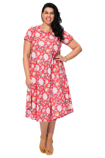 Robe grande taille 100% coton origine inde
