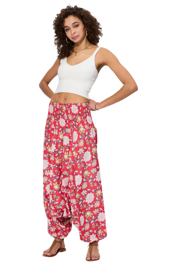 Sarouel 3en 1 femme 100% coton origine inde