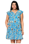 Robe grande taille 100% coton origine inde