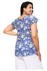 Chemisier grande taille 100% voile de coton origine inde