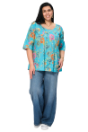 Chemisier grande taille 100% voile de coton origine inde