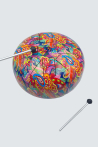 Tambour à langues en acier d25cm origine inde