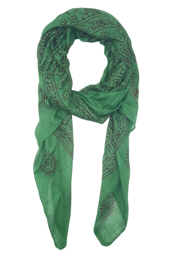 Foulard yoga om 100% viscose origine inde